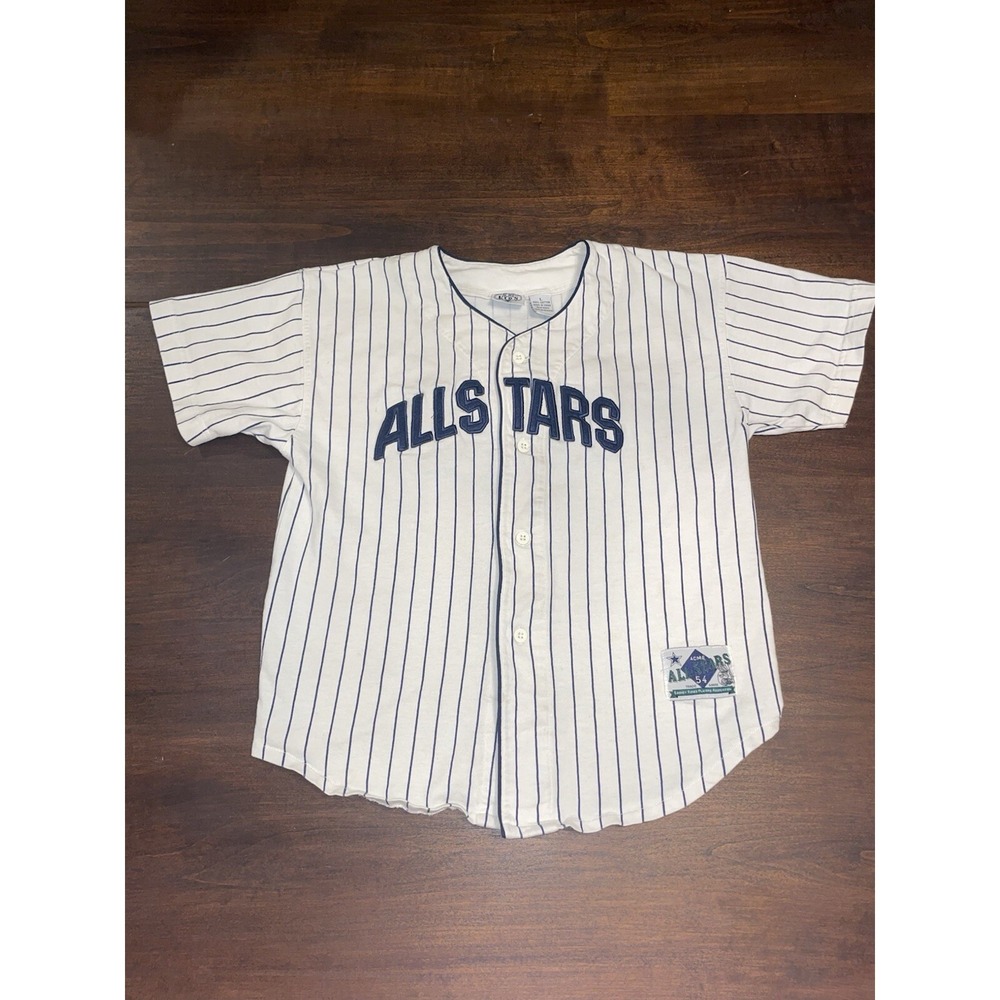 VTG 90s Y2K Looney Tunes ACME ALLSTAR Baseball Embroidered Shirt Youth Large